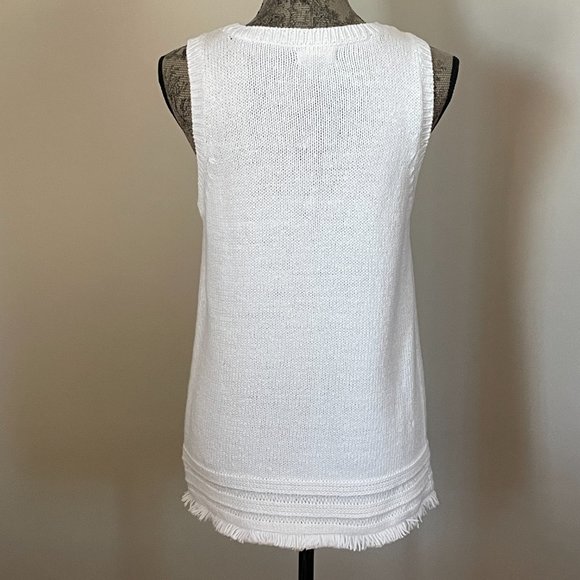 * SOLD *   fringed, knit tank top - Picture 7 of 13